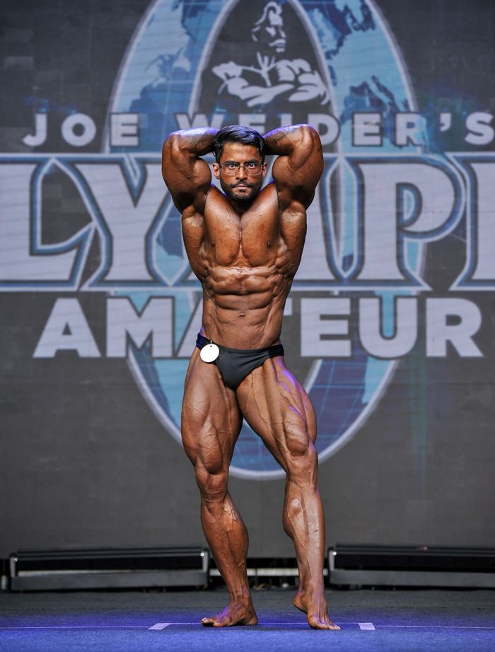 Pose no Olympia Amateur